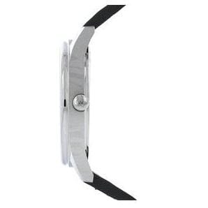 Tommy Hilfiger Damon Multifunction Black Dial Black Leather Strap Watch for Men - 1791417