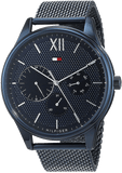 Tommy Hilfiger Damon Quartz Blue Dial Blue Mesh Bracelet Watch for Men - 1791421
