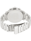 Tommy Hilfiger Daniel Black Dial Silver Steel Strap Watch for Men - 1710413