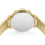 Tommy Hilfiger Daniel Chronograph Blue Dial Gold Steel Strap Watch for Men - 1710384