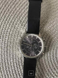 Tommy Hilfiger Harrison Chronograph Black Dial Black Leather Strap Watch for Men - 1790875