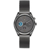 Tommy Hilfiger Deacon Multifunction Black Dial Black Mesh Bracelet Watch for Men - 1791546