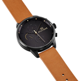 Tommy Hilfiger James Quartz Black Dial Brown Leather Strap Watch For Men - 1791486