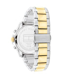 Tommy Hilfiger Jordon Chronograph Black Dial Two Tone Steel Strap Watch For Men - 1792095