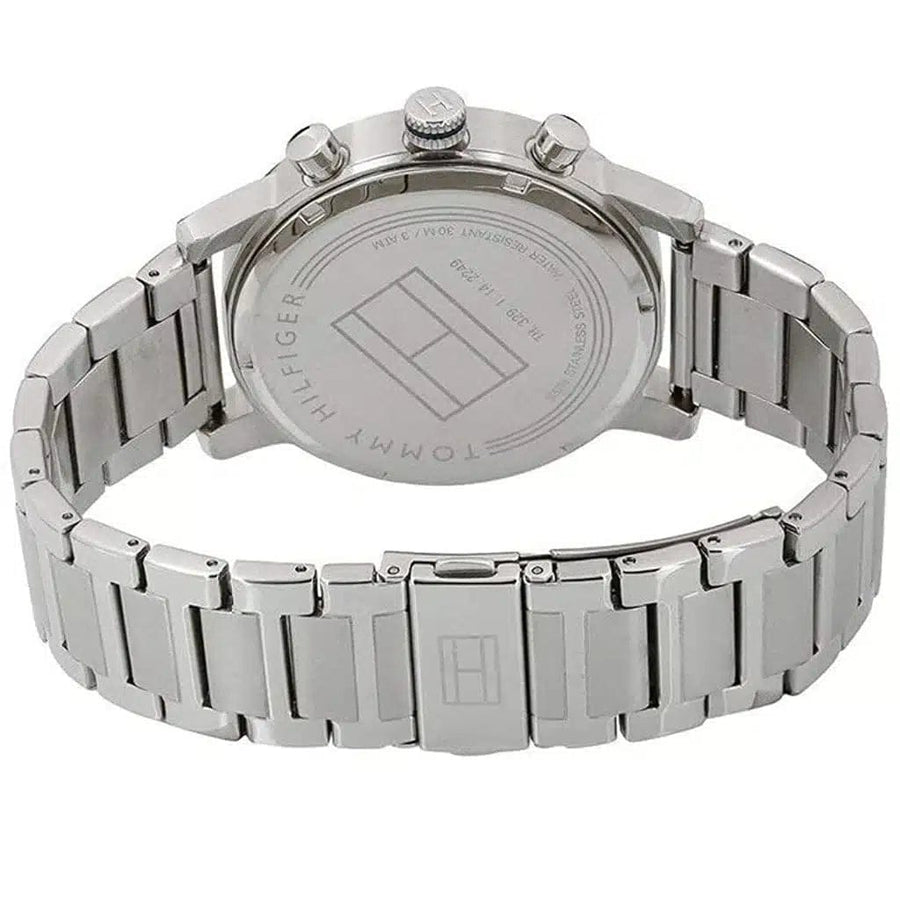 Tommy Hilfiger Kane Chronograph Grey Dial Silver Steel Strap Watch for Men - 1791397