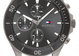 Tommy Hilfiger Larson Chronograph Grey Dial Silver Steel Strap Watch For Men - 1791918
