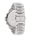 Tommy Hilfiger Luca Chronograph Blue Dial Silver Steel Strap Watch For Men - 1710492