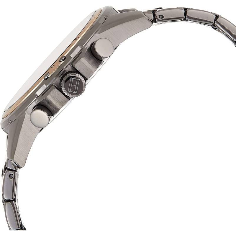 Tommy Hilfiger Mason Grey Dial Grey Steel Strap Watch for Men - 1791790