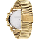 Tommy Hilfiger Kane White Dial Gold Mesh Bracelet Watch for Men - 1710403