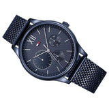 Tommy Hilfiger Damon Quartz Blue Dial Blue Mesh Bracelet Watch for Men - 1791421