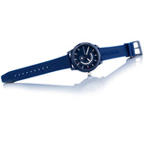 Tommy Hilfiger Denim Quartz Blue Dial Blue Rubber Strap Watch for Men - 1791482