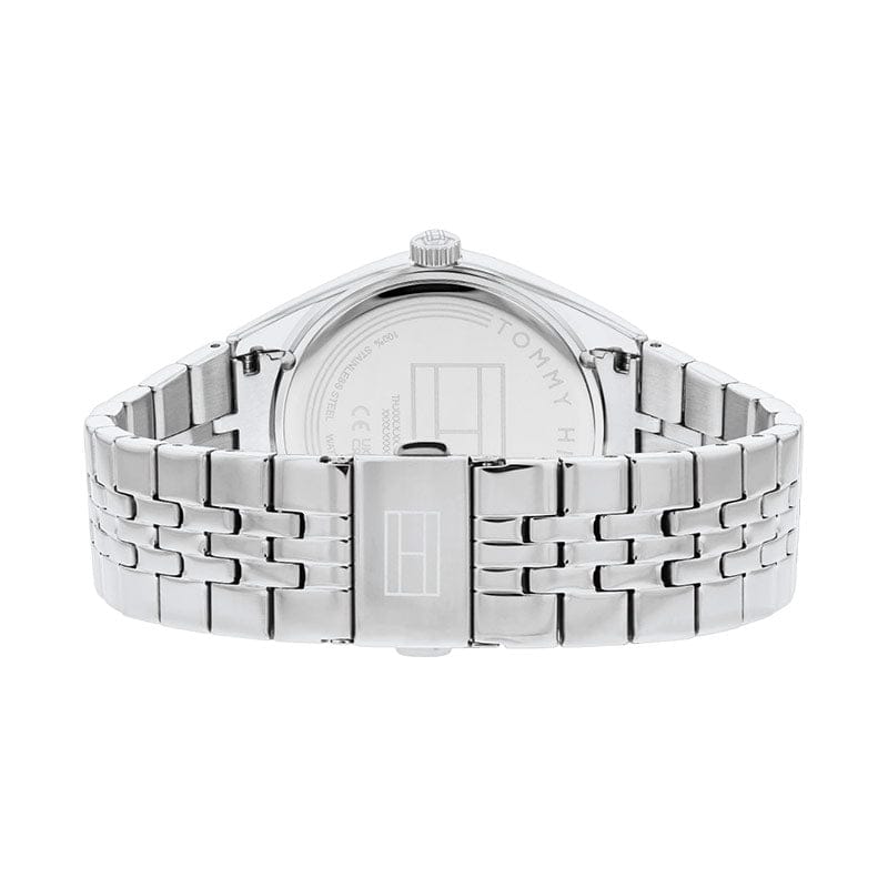 Tommy Hilfiger Monica Multifunction Chronograph Pink Dial Silver Steel Strap Watch For Women - 1782590