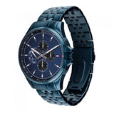 Tommy Hilfiger Shawn Quartz Blue Dial Blue Steel Strap Watch for Men - 1791618