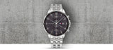 Tommy Hilfiger West Quartz Black Dial Silver Steel Strap Watch For Men - 1791707