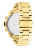 Tommy Hilfiger Lars Chronograph Gold Dial Gold Steel Strap Watch For Men - 1792060