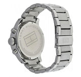 Tommy Hilfiger Trent Multifunction White Dial Silver Steel Strap Watch for Men - 1791140