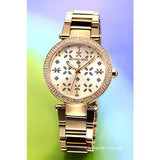 Michael Kors Parker Gold Dial Gold Steel Strap Watch for Women - MK6469