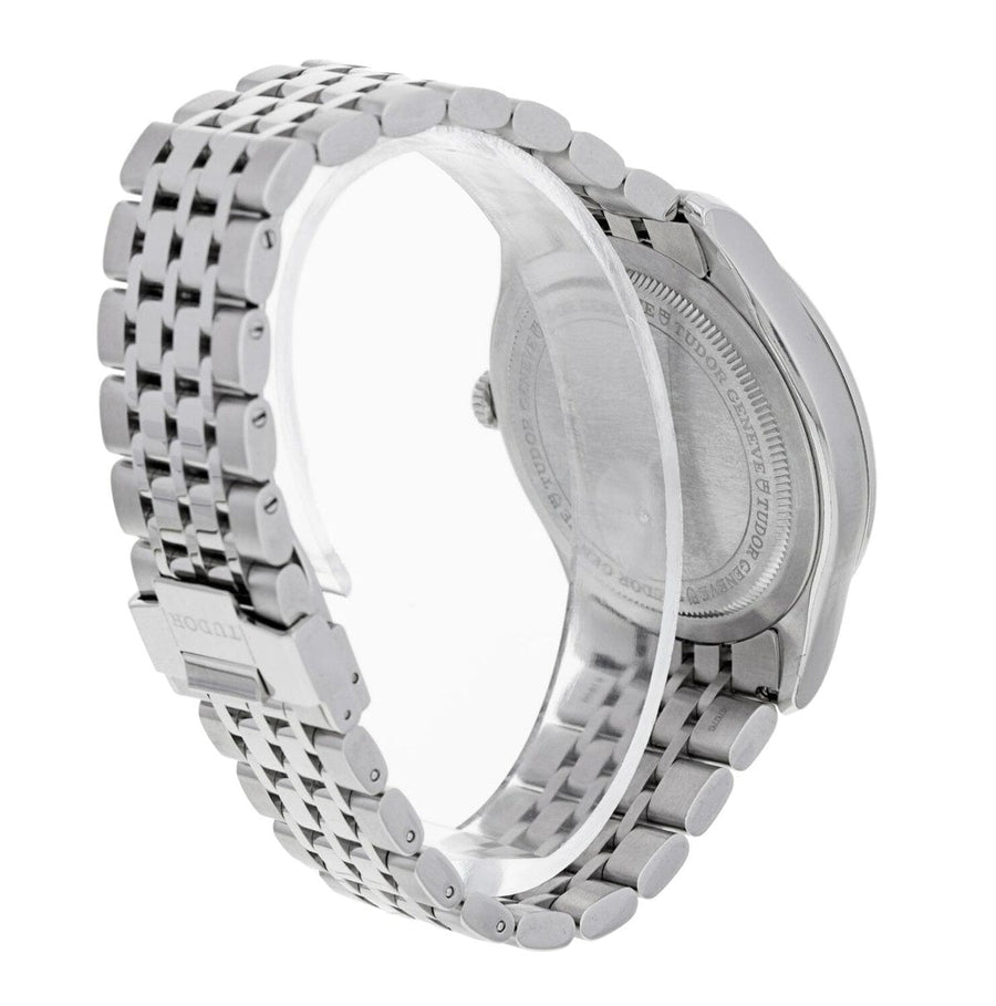 Tudor 1926 Automatic Diamonds Black Dial Silver Steel Strap Watch for Men - M91650-0004