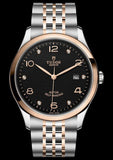 Tudor 1926 Automatic Diamonds Black Dial Two Tone Steel Strap Watch for Men - M91651-0004