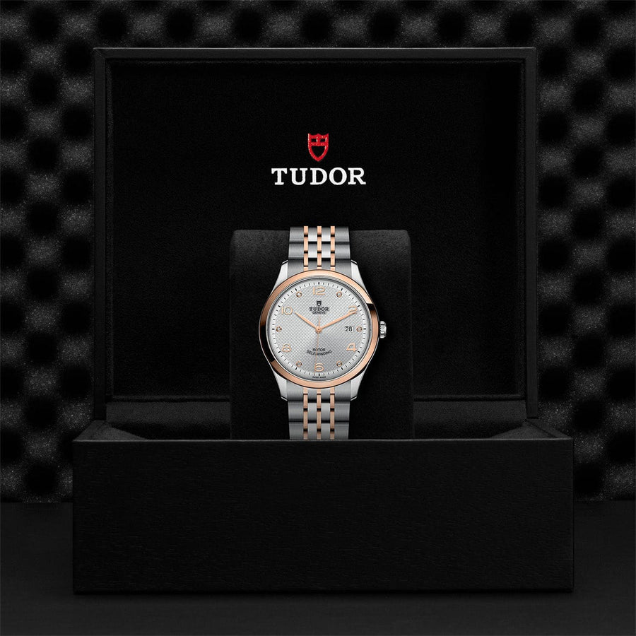 Tudor 1926 Automatic Diamonds Silver Dial Two Tone Steel Strap Watch for Men - M91651-0002