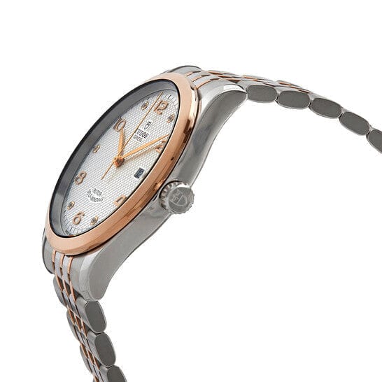 Tudor 1926 Automatic Diamonds Silver Dial Two Tone Steel Strap Watch for Men - M91651-0002
