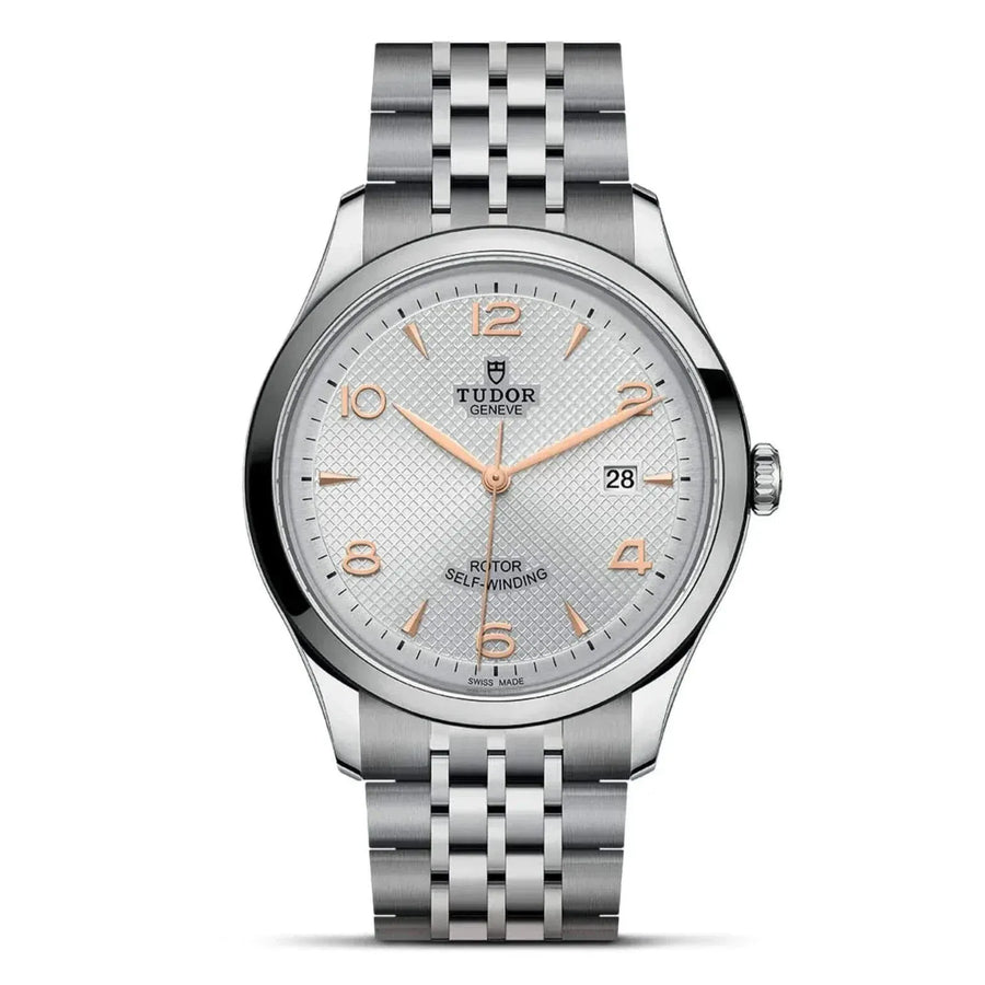 Tudor 1926 Automatic Silver Dial Silver Steel Strap Watch for Men - M91650-0001