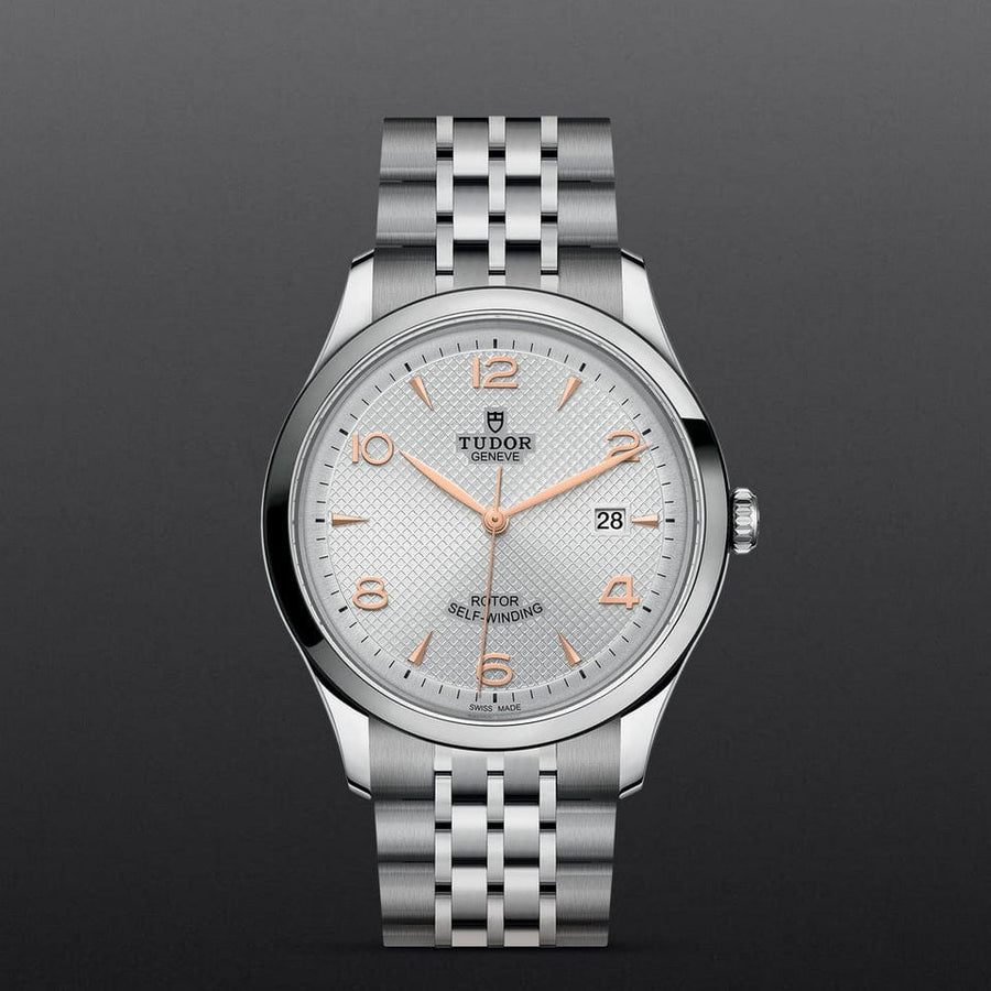 Tudor 1926 Automatic Silver Dial Silver Steel Strap Watch for Men - M91650-0001