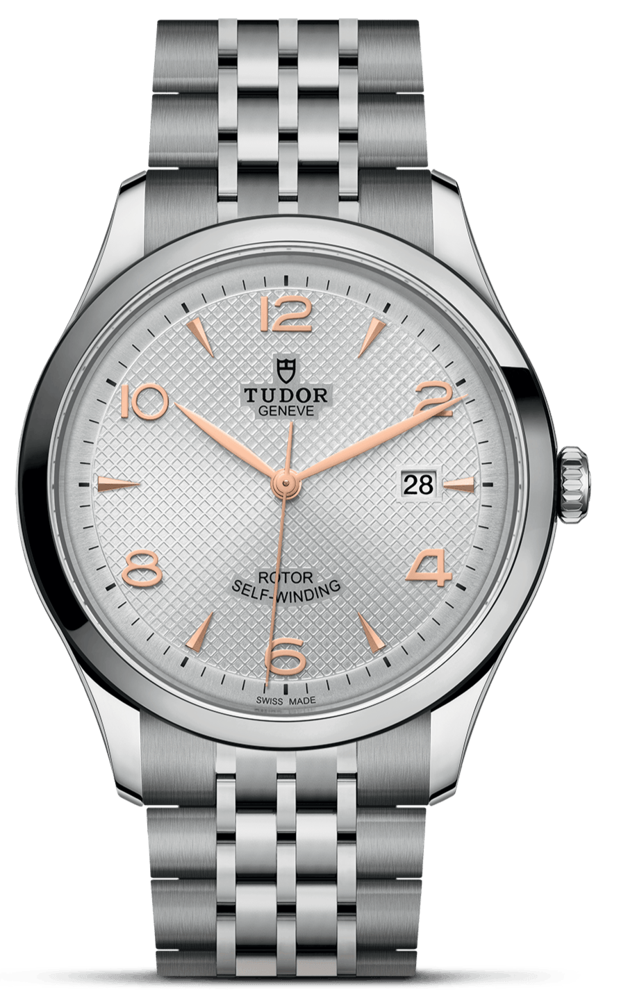Tudor 1926 Automatic Silver Dial Silver Steel Strap Watch for Men - M91650-0001