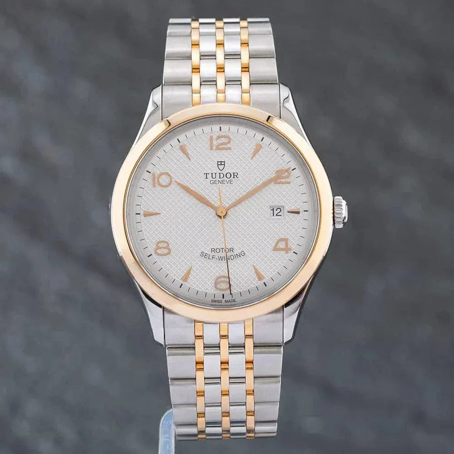 Tudor 1926 Automatic Silver Dial Two Tone Steel Strap Watch for Men - M91651-0001