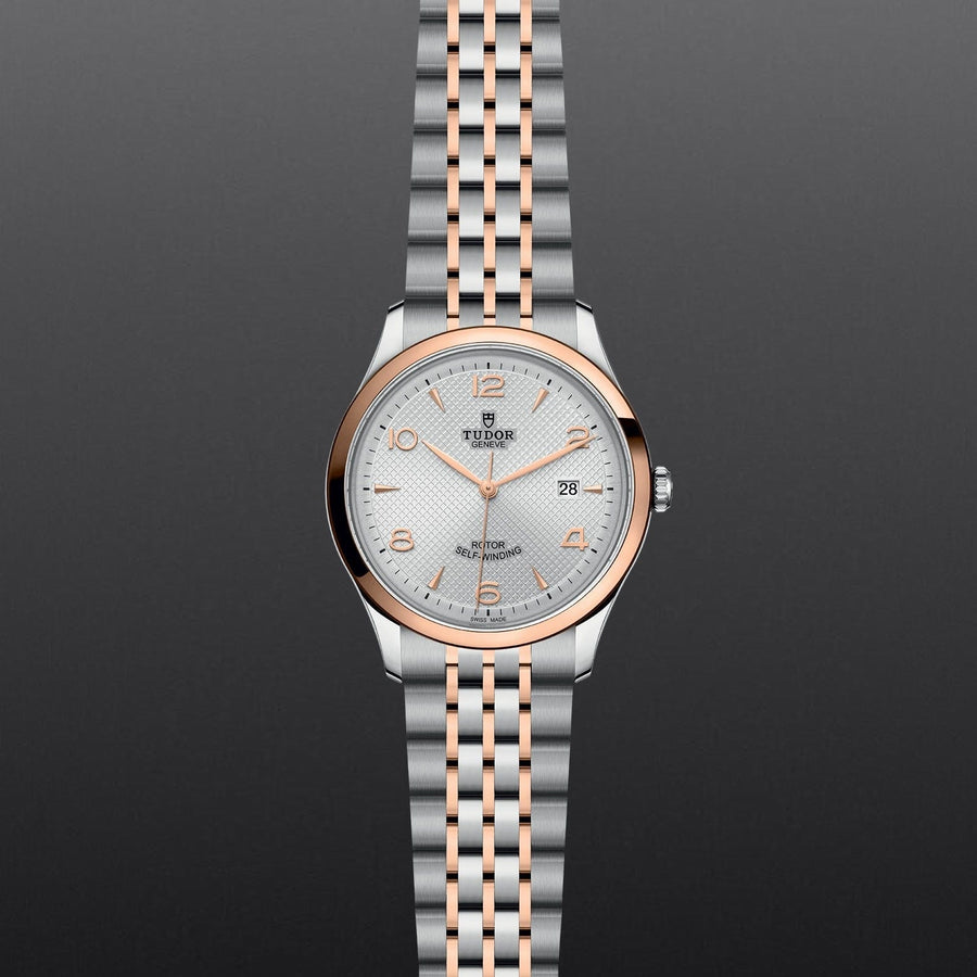Tudor 1926 Automatic Silver Dial Two Tone Steel Strap Watch for Men - M91651-0001