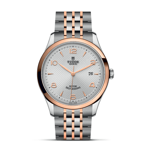 Tudor 1926 Automatic Silver Dial Two Tone Steel Strap Watch for Men - M91651-0001