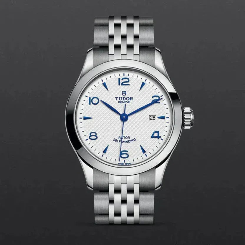 Tudor 1926 Automatic White Dial Silver Steel Strap Watch for Men - M91650-0005