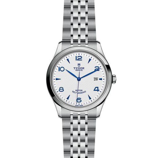 Tudor 1926 Automatic White Dial Silver Steel Strap Watch for Men - M91650-0005