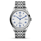 Tudor 1926 Automatic White Dial Silver Steel Strap Watch for Men - M91650-0005