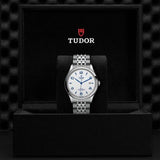 Tudor 1926 Automatic White Dial Silver Steel Strap Watch for Men - M91650-0005