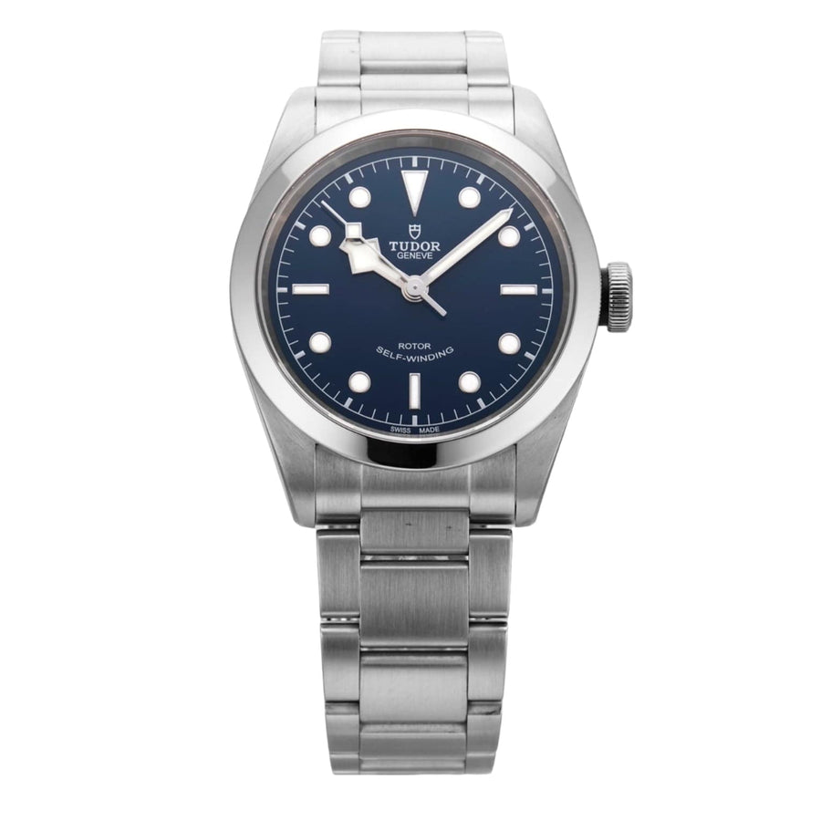 Tudor Black Bay Automatic Blue Dial Silver Steel Strap Watch for Men - M79540-0004