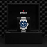 Tudor Black Bay Automatic Blue Dial Silver Steel Strap Watch for Men - M79540-0004
