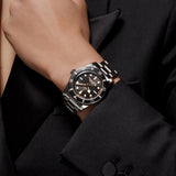 Tudor Black Bay 54 Black Dial Silver Steel Strap Watch for Men - M79000N-0001