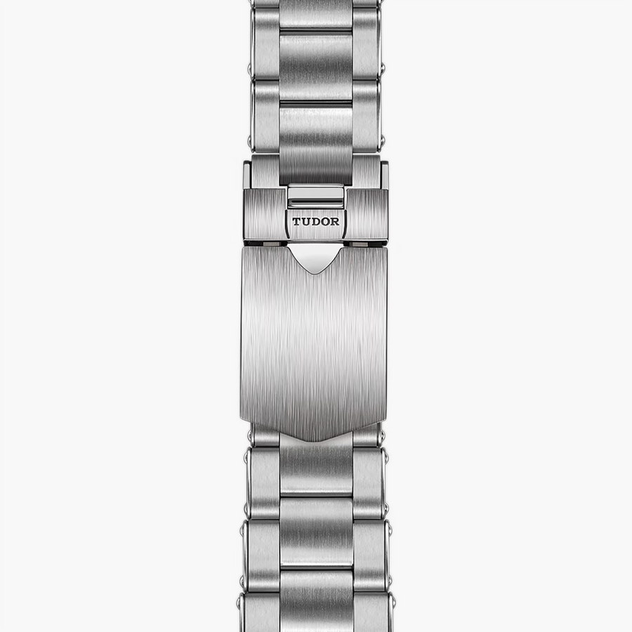 Tudor Black Bay GMT Silver Dial Silver Steel Strap Watch for Men - M79830RB-0010