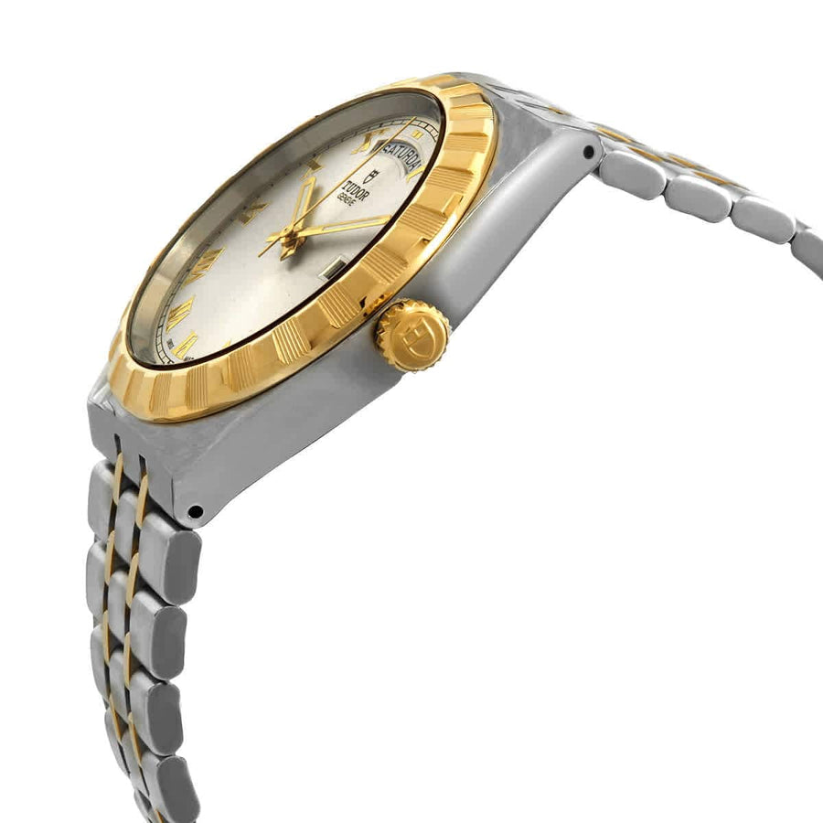 Tudor Royal Automatic Silver Dial Two Tone Steel Strap Watch for Men - M28603-0001