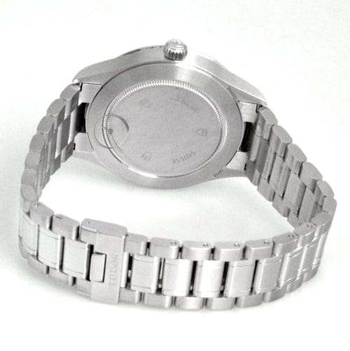 Tudor Style Automatic Burgundy Red Dial Silver Steel Strap Watch for Men - M12710-0015