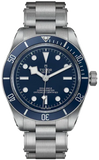 Tudor Black Bay Blue Dial Silver Steel Strap Watch for Men - 79030B-0001