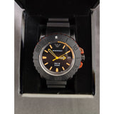 Emporio Armani Sportivo Quartz Black Dial Black Silicone Strap Watch For Men - AR5969