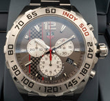 Tag Heuer Formula 1 Quartz Chronograph Grey Dial Silver Steel Strap Watch for Men - CAZ1114.BA0877