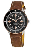 Breitling Superocean Heritage '57 Black Dial Brown Leather Strap Watch for Men - U10370121B1X1