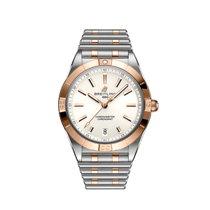 Breitling Chronomat Automatic 36 White Dial Two Tone Steel Strap Watch for Women - U10380101A1U1