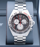 Tag Heuer Formula 1 Quartz Chronograph Grey Dial Silver Steel Strap Watch for Men - CAZ1114.BA0877