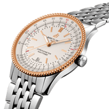 Breitling Navitimer Automatic 41mm White Dial Silver Stainless Steel Mens Watch - U17326211G1A1