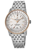 Breitling Navitimer Automatic 41mm White Dial Silver Stainless Steel Mens Watch - U17326211G1A1