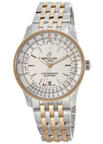 Breitling Navitimer Automatic 41 White Dial Two Tone Steel Strap Watch for Men - U17326211G1U1